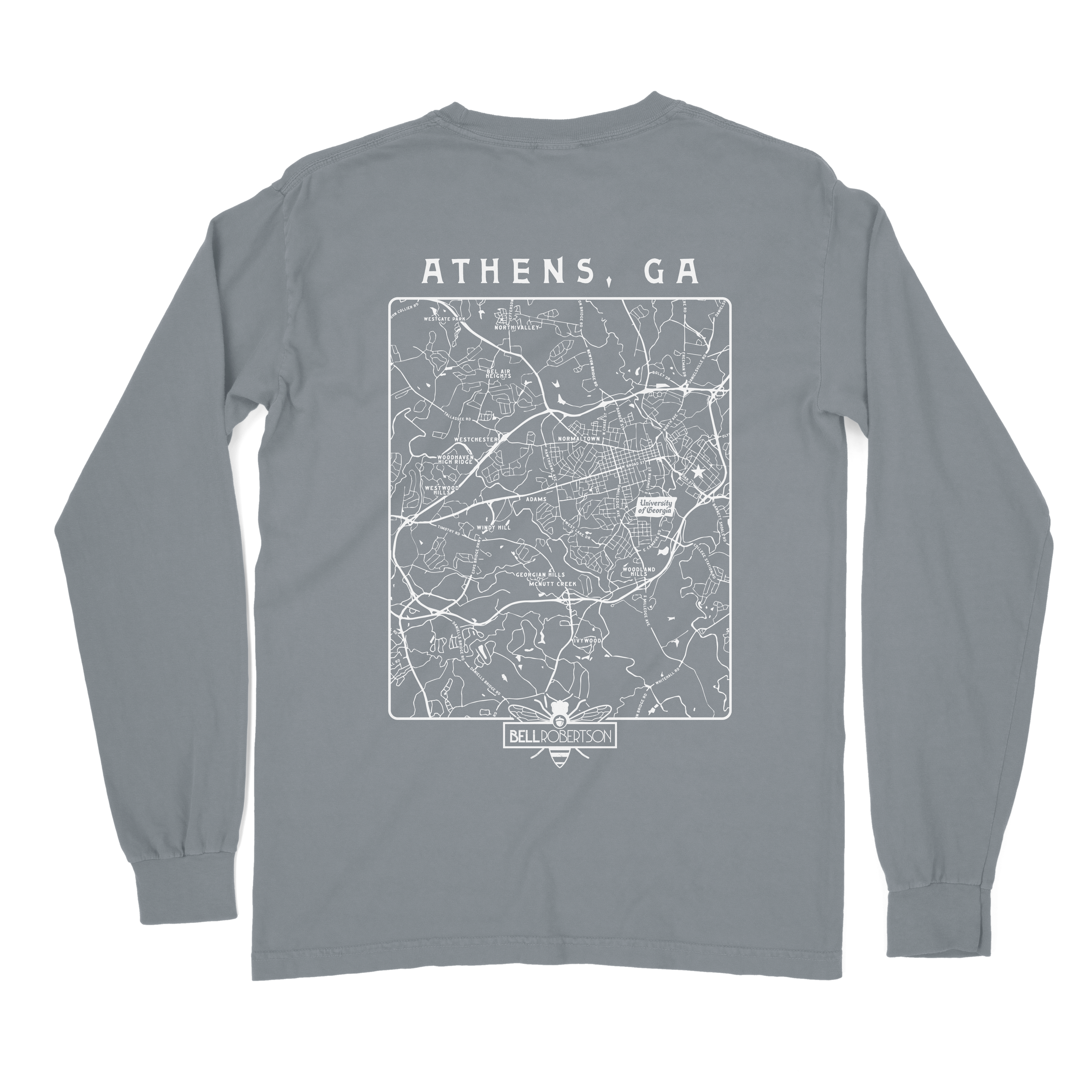 Athens Map Long Sleeve T-Shirt (Pre-Order)